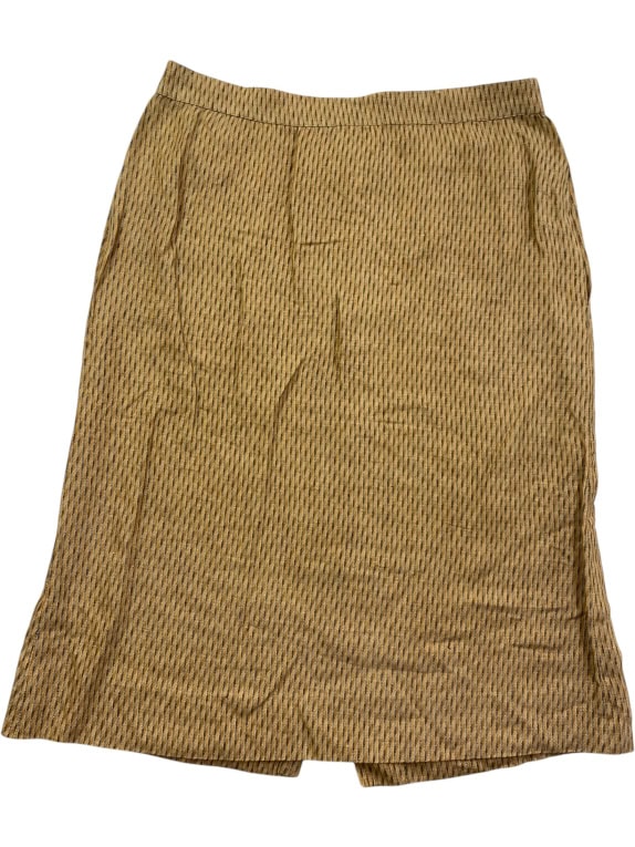 MAX MARA ΦΟΥΣΤΑ ΜΕ ΚΟΥΜΠΙΑ ΡΙΓΩΤΗ ΚΑΦΕ/ΜΑΥΡΗ UNISEX L