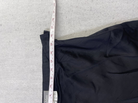 MAX MARA SKIRT MINIMAL BLACK WOMEN PRE OWNED S