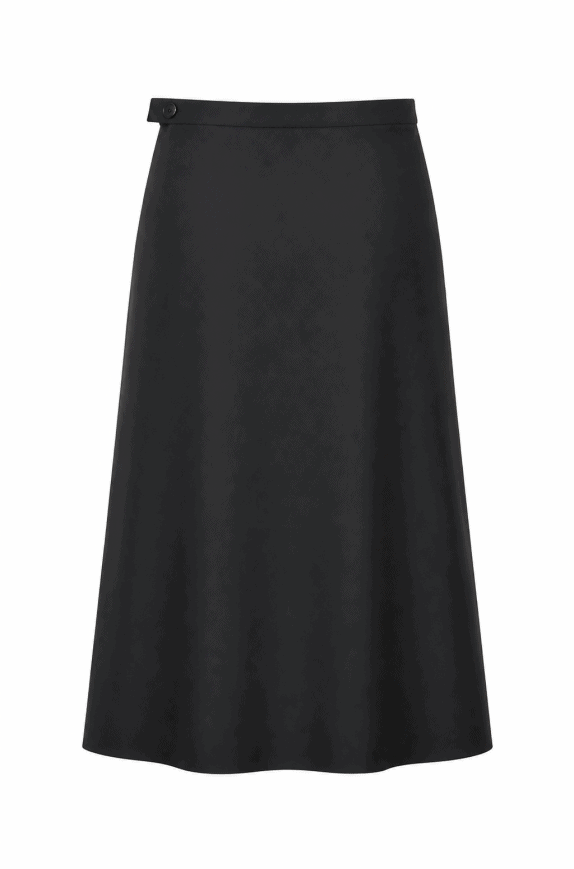 MAX MARA SKIRT MINIMAL BLACK WOMEN PRE OWNED S