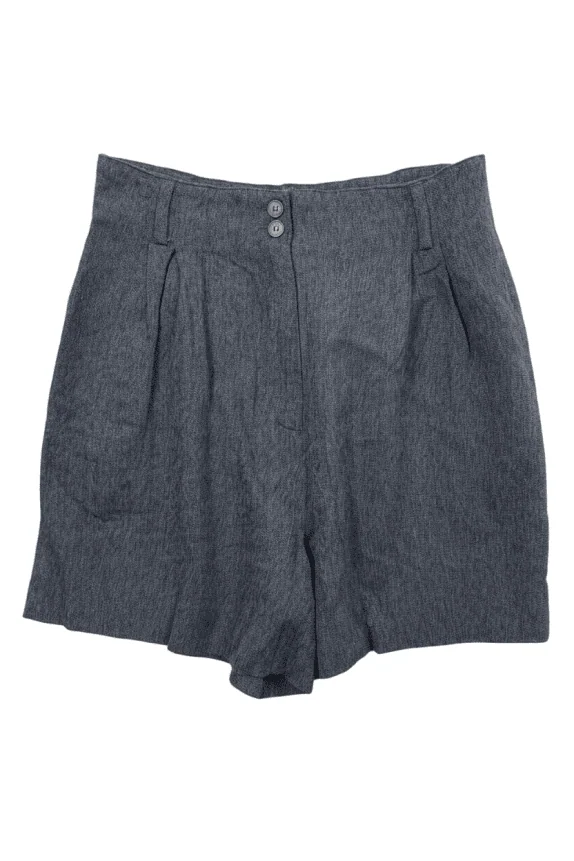 Max Mara Grey High Waist Shorts Classic Women’s S-M