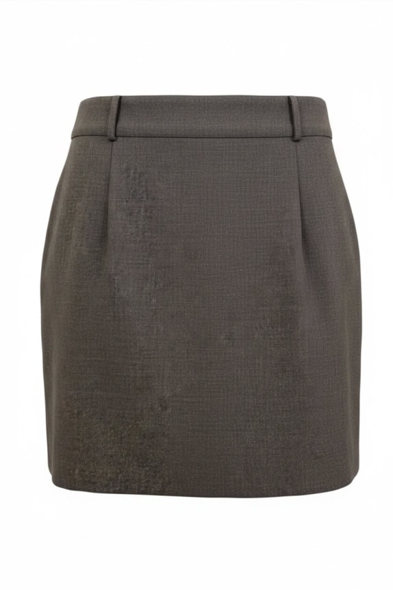 MAX&CO. MINI SKIRT BROWN WOMEN'S S
