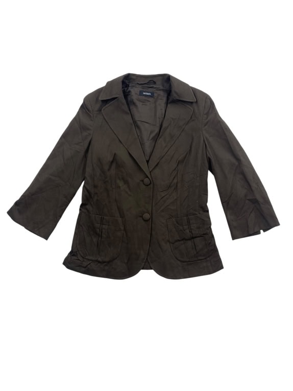 MAX&Co. Σακάκι Blazer Casual Logo Καφέ Γυναικείο M