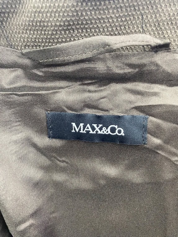 MAX&Co. Σακάκι Blazer Casual Logo Καφέ Γυναικείο M