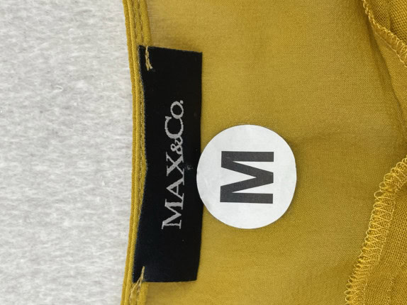 MAX&CO ΑΜΑΝΙΚΟ ΤΟΠ WRAP MUSTARD ΓΥΝΑΙΚΕΙΟ PRE OWNED M