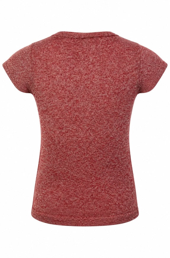 MAXMARA KNIT TOP MINIMAL RED WOMEN PRE OWNED M