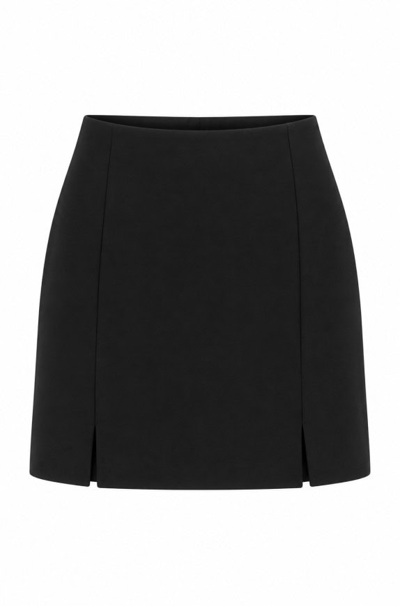 MAXX CO GONNA MINI MINIMAL NERO DONNA PRE OWNED S