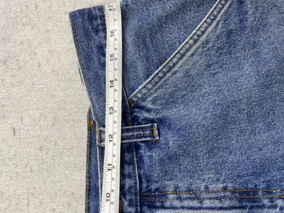 MELTIN POT DENIM SHORTS CARGO WASHED BLUE MEN PRE OWNED M