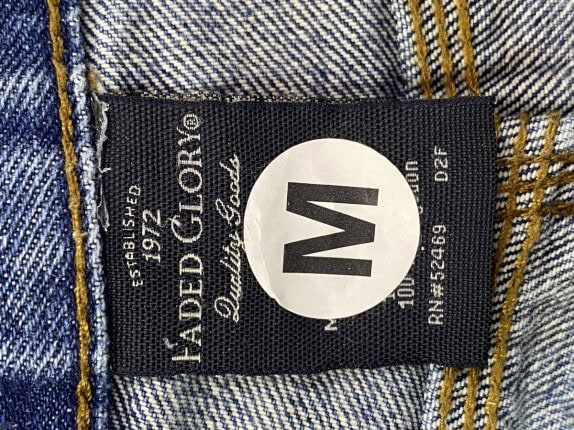 MELTIN POT DENIM SHORTS CARGO WASHED BLUE MEN PRE OWNED M