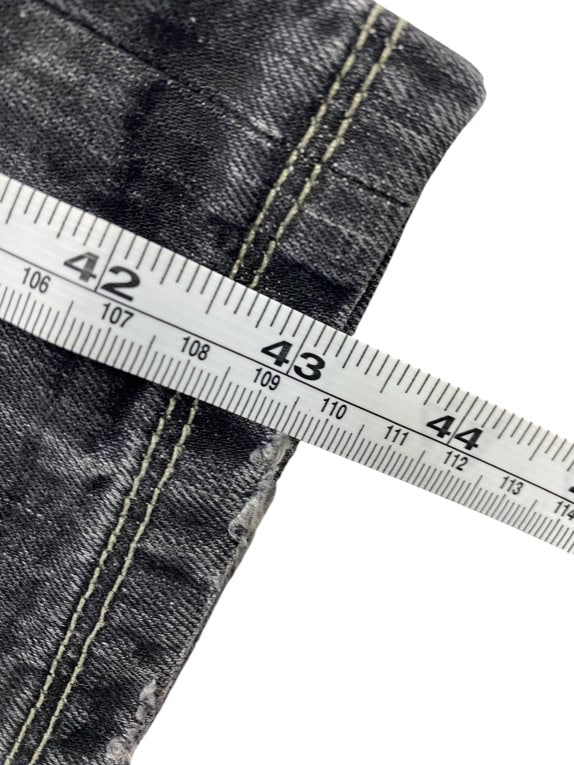 Meltin’ Pot Τζιν Παντελόνι Casual Distressed Χωρίς Λογότυπο Γκρι Ανδρικό L