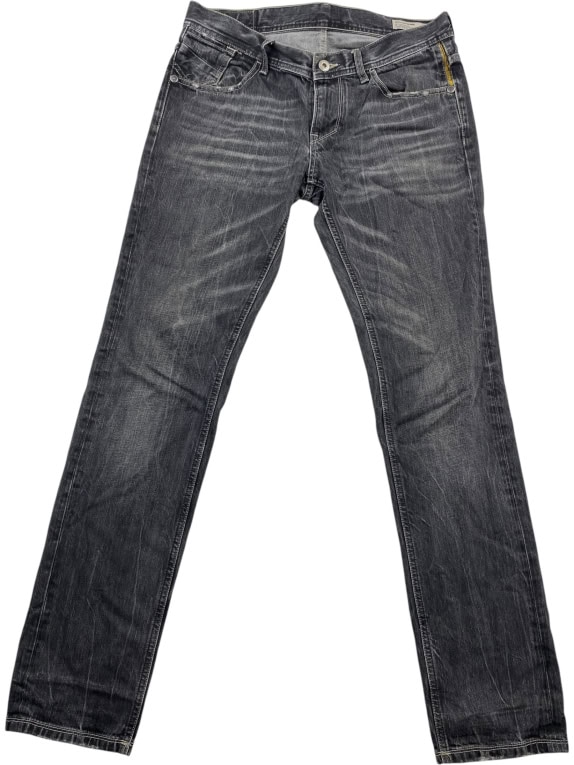 Meltin’ Pot Jeans Casual Distressed No Logo Grey Men’s L
