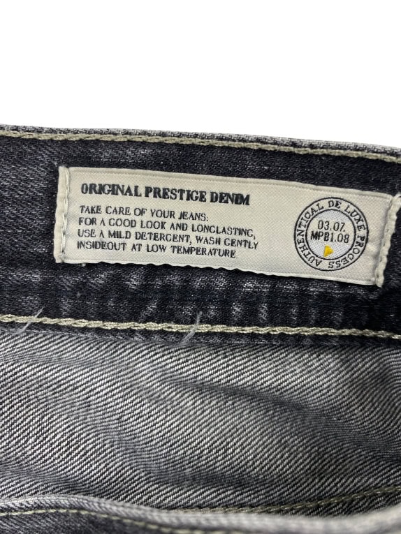 Meltin’ Pot Τζιν Παντελόνι Casual Distressed Χωρίς Λογότυπο Γκρι Ανδρικό L