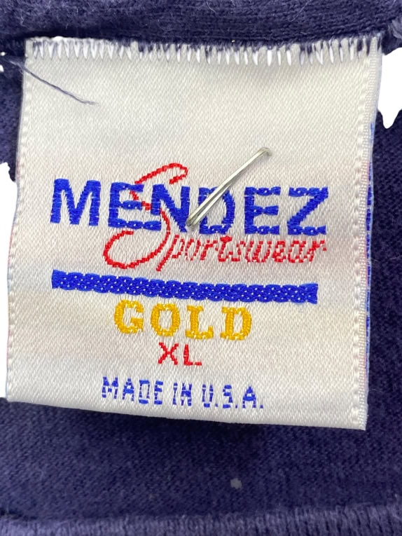 MENDEZ T-Shirt Fantasy Logo Μπλε Unisex XL