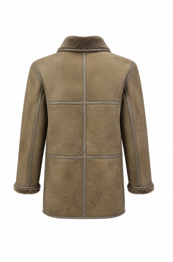 '80S VINTAGE  COAT BEIGE MEN PRE OWNED L