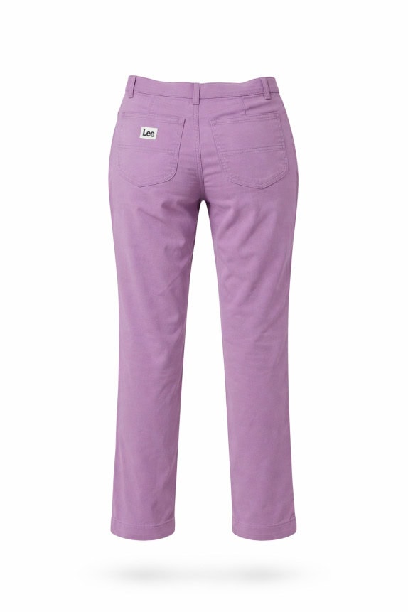 LEE PANTS LILAC WOMEN PRE OWNED XS