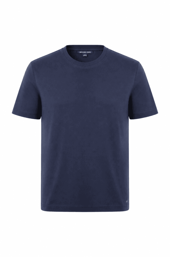 MICHAEL KORS T SHIRT MINIMAL NAVY MEN PRE OWNED M