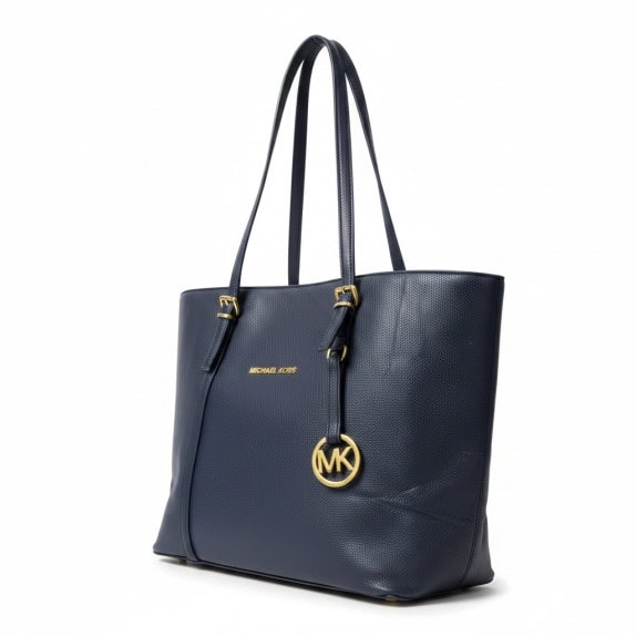 MICHAEL KORS BORSA TOTE CLASSICA BLU NAVY DONNA PRE OWNED