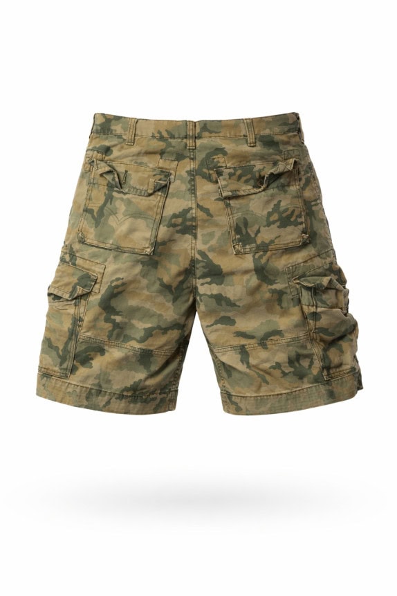 MIL-TEC CARGO SHORTS MILITARY CAMO ΑΝΤΡΙΚΟ PRE OWNED L
