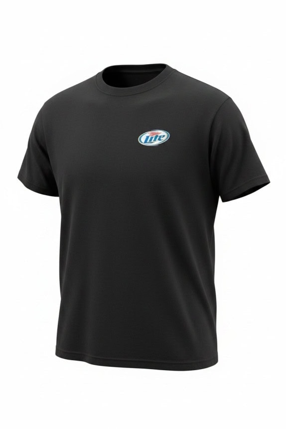 MILLER LITE T SHIRT GRAPHIC ΜΑΥΡΟ ΑΝΤΡΙΚΟ PRE OWNED XL