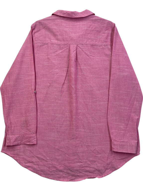 MILLERS LINEN BLEND CASUAL SHIRT PINK WOMEN'S L pre-owned