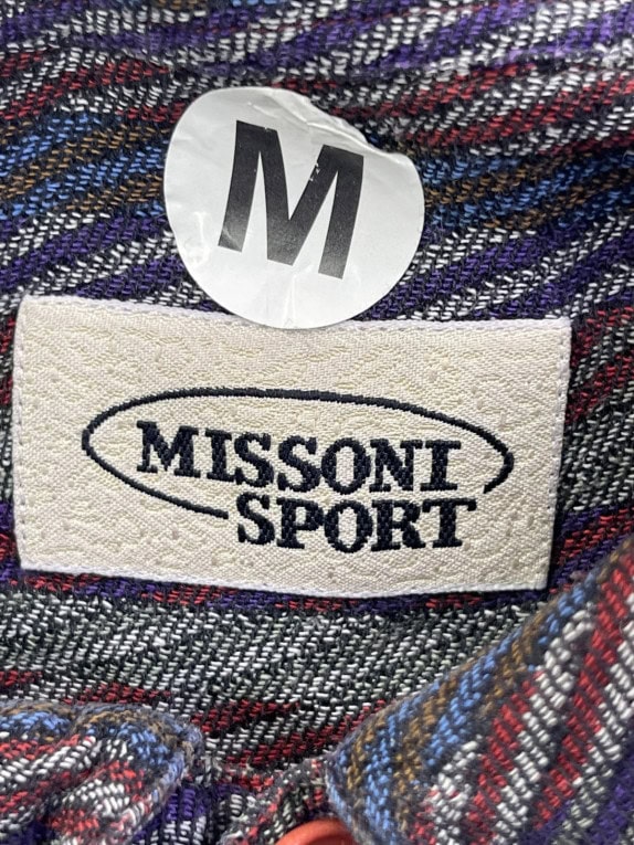MISSONI SPORT ΠΟΥΚΑΜΙΣΟ VINTAGE ΠΟΛΥΧΡΩΜΟ ΑΝΤΡΙΚΟ PRE OWNED M