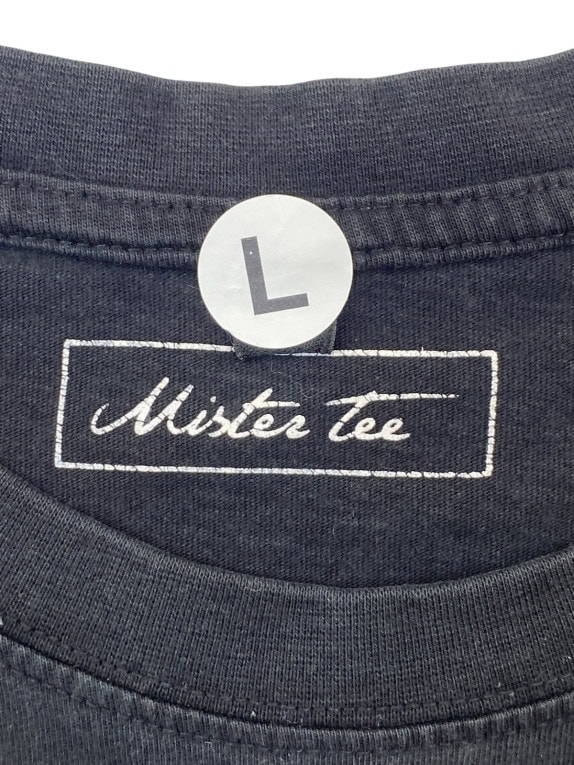 MISTER TEE GRAPHIC TEE STREETWEAR BLACK MEN PRE OWNED L