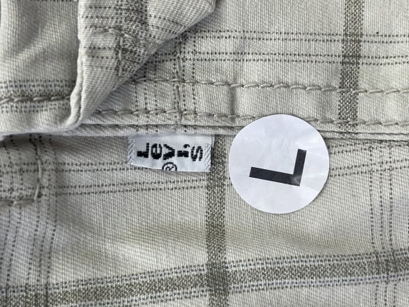 LEVIS CARGO SHORTS CHECKED BEIGE ΑΝΔΡΙΚΟ PRE OWNED