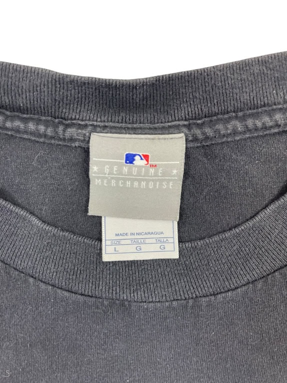 MLB Colorado Rockies T-Shirt Big Logo Black Unisex L