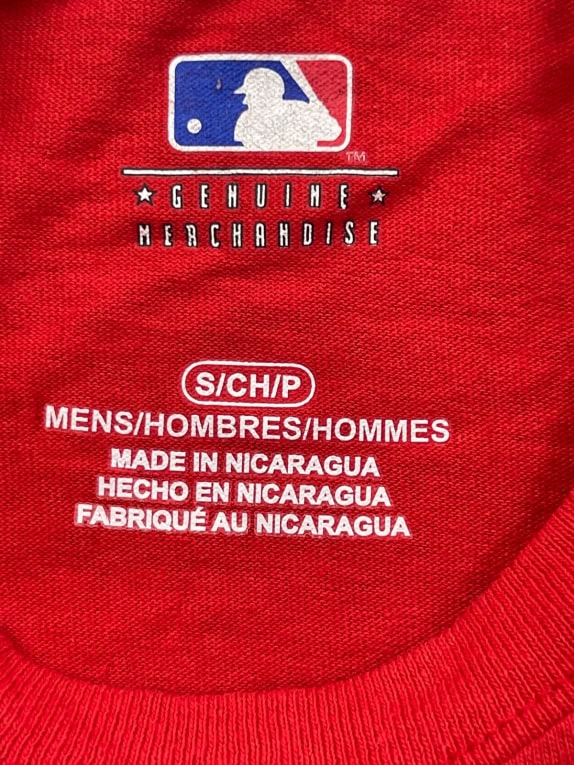 MLB GRAPHIC TEE ROSSO UOMO PRE OWNED S