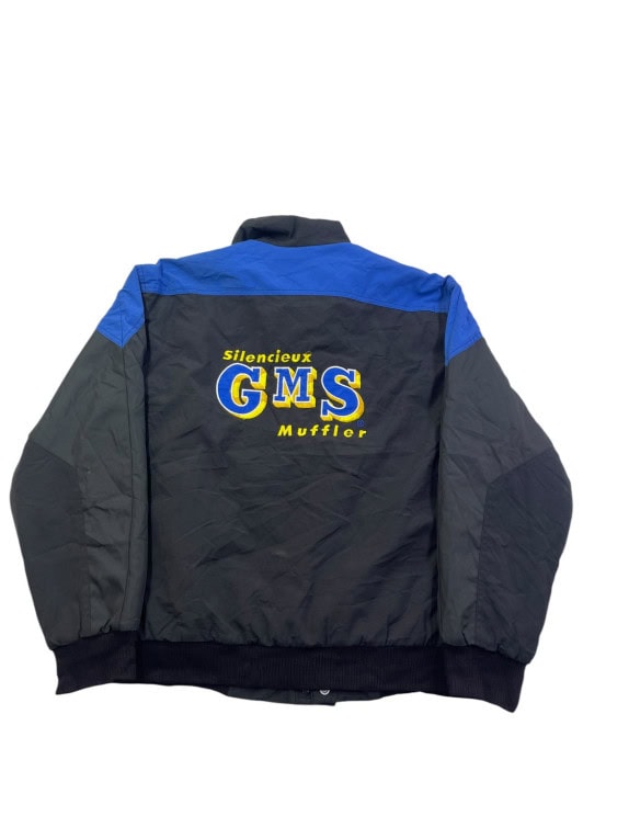 MODERN HEADWEAR ΜΠΟΥΦΑΝ BOMBER RETRO SPORTSWEAR ΜΑΥΡΟ ΜΠΛΕ ΑΝΤΡΙΚΟ PRE OWNED XL