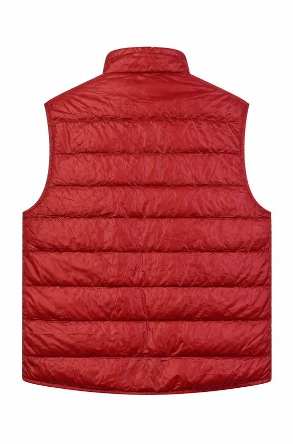 MONCLER ΑΜΑΝΙΚΟ ΜΠΟΥΦΑΝ ΜΕ ΚΑΠΙΤΟΝΕ ΚΟΚΚΙΝΟ ΑΝΤΡΙΚΟ PRE OWNED S