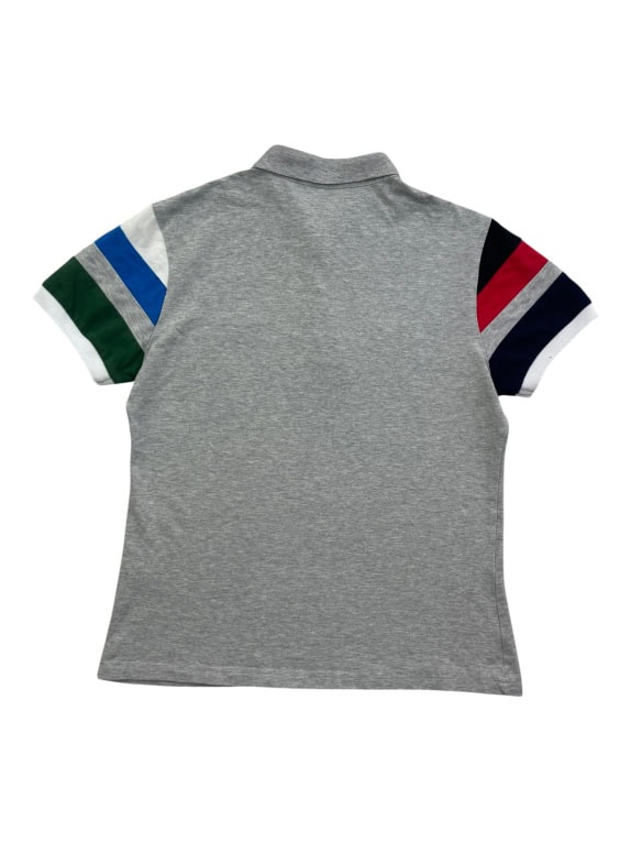 MONCLER ΜΠΛΟΥΖΑ POLO LOGO PATCH ΓΚΡΙ UNISEX M