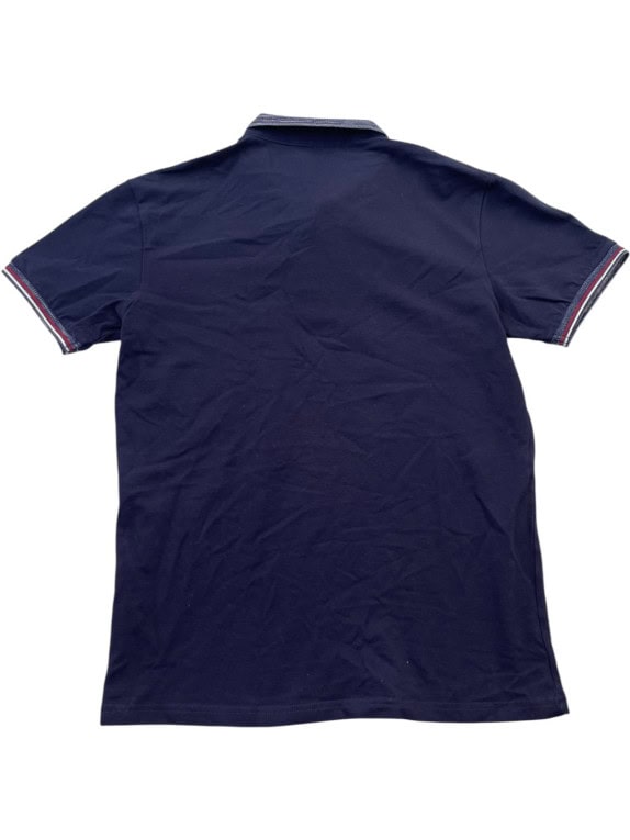 MONCLER POLO SHIRT CLASSIC NAVY UOMO PRE OWNED XL