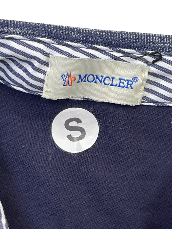 MONCLER POLO SHIRT CLASSIC NAVY UOMO PRE OWNED XL