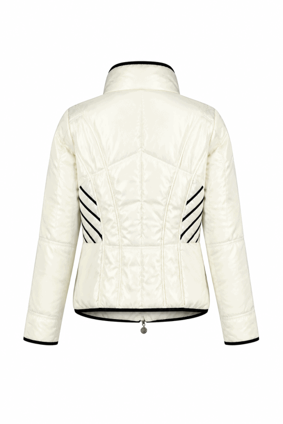 MONCLER PUFFER JACKET CLASSIC OFF WHITE ΓΥΝΑΙΚΕΙΟ PRE OWNED S/M