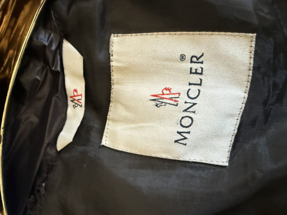 MONCLER GIACCA PUFFER MINIMAL NERO UOMO PRE OWNED L