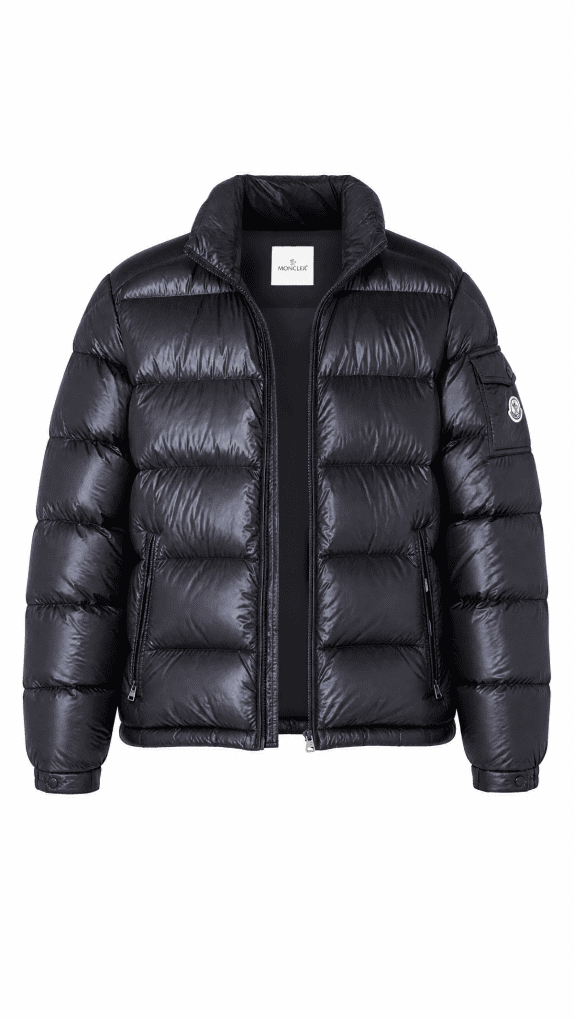 MONCLER PUFFER JACKET MINIMAL ΜΑΥΡΟ ΑΝΤΡΙΚΟ PRE OWNED L