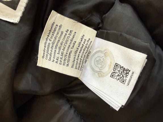 MONCLER GIACCA PUFFER MINIMAL NERO UOMO PRE OWNED L