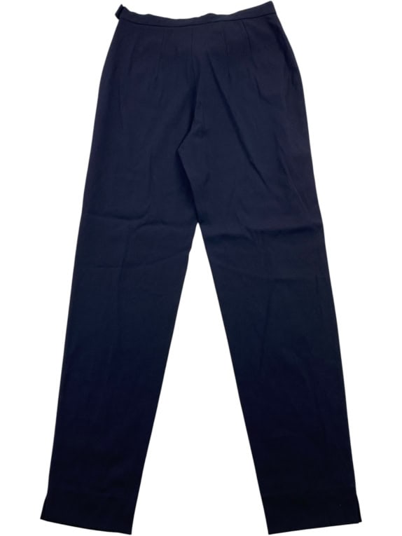 Moschino Cheap and Chic Classic Pants Minimal Logo Dark Blue Women’s S