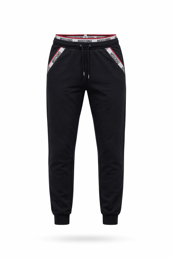 MOSCHINO JOGGER STREETWEAR NERO UOMO PRE OWNED S