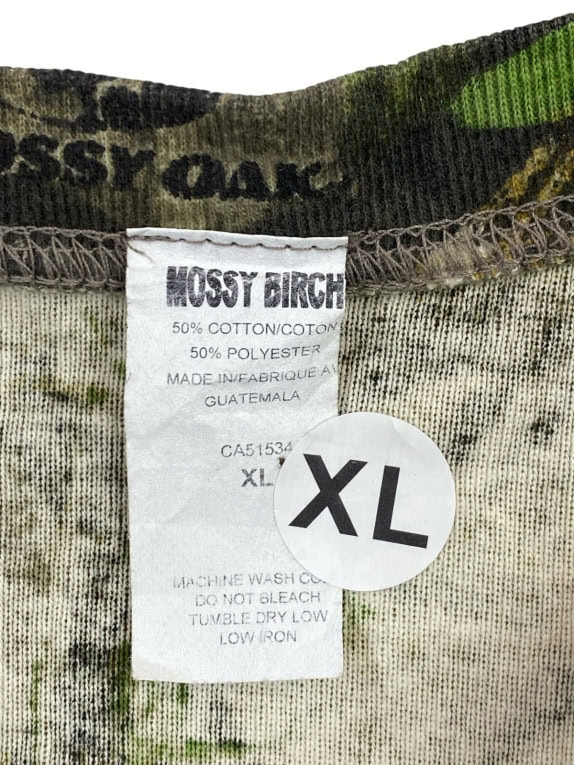 MOSSY BIRCH ΜΑΚΡΥΜΑΝΙΚΗ ΜΠΛΟΥΖΑ CAMOUFLAGE ΠΡΑΣΙΝΟ ΑΝΤΡΙΚΟ PRE OWNED XL