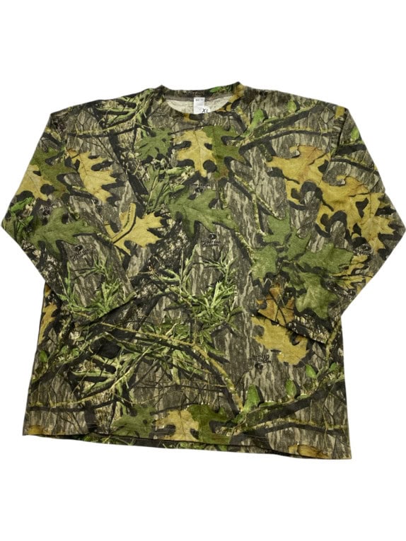 MOSSY BIRCH ΜΑΚΡΥΜΑΝΙΚΗ ΜΠΛΟΥΖΑ CAMOUFLAGE ΠΡΑΣΙΝΟ ΑΝΤΡΙΚΟ PRE OWNED XL