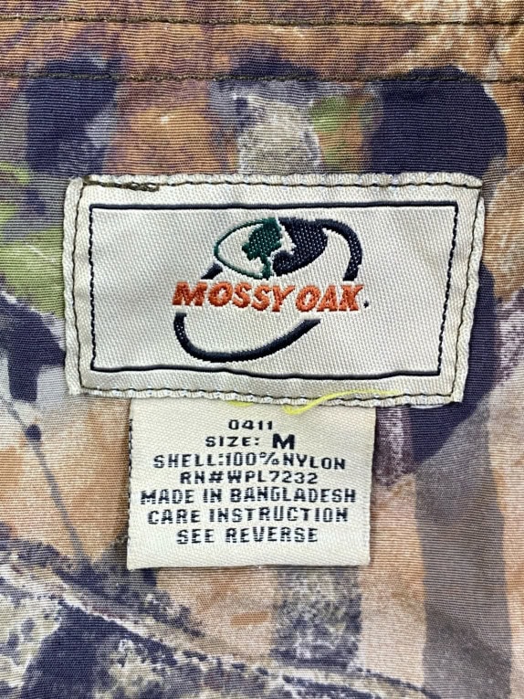 MOSSY OAK CARGO SHORTS UTILITY CAMO MENS PRE OWNED M
