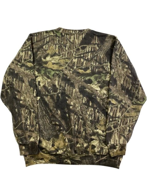 MOSSY OAK Felpa con motivo mimetico stampato all-over UNISEX L