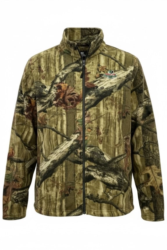 MOSSY OAK GIACCA FLEECE ZIP UTILITY CAMO OLIVE UOMO PRE OWNED M
