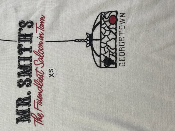 1980s MR SMITHS GRAPHIC TEE ΛΕΥΚΟ ΑΝΤΡΙΚΟ PRE OWNED XS