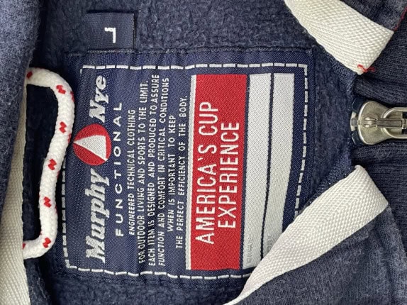 90s MURPHY NYE TRACK JACKET STREETWEAR NAVY ΑΝΤΡΙΚΟ PRE OWNED L