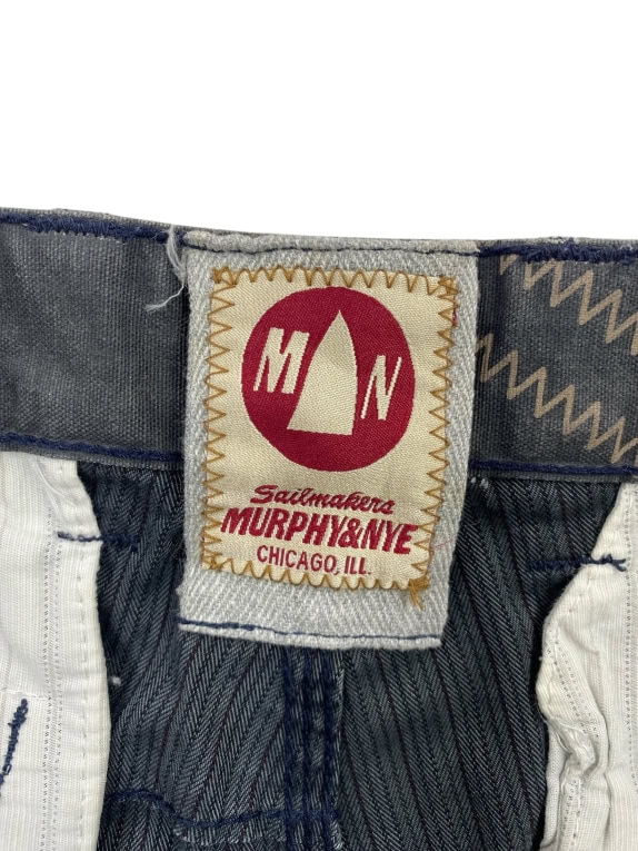 MURPHY&NYE Striped Blue Pants Men’s Cotton Size 33