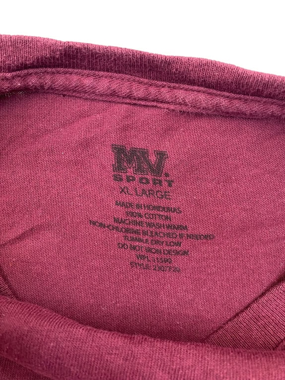 MV Sport Virginia Tech Long Sleeve T-Shirt Burgundy Unisex