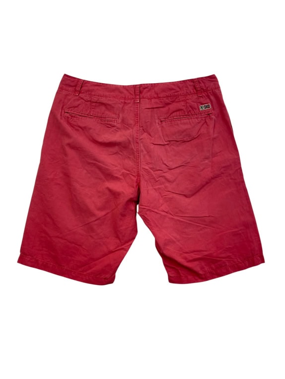 NAPAPIJRI BERMUDA SHORTS LOGO RED UNISEX M