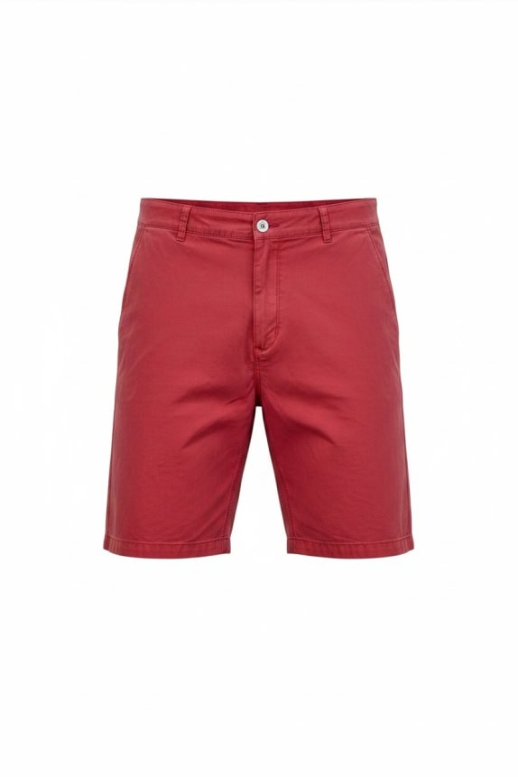 NAPAPIJRI BERMUDA SHORTS LOGO ROSSO UNISEX M